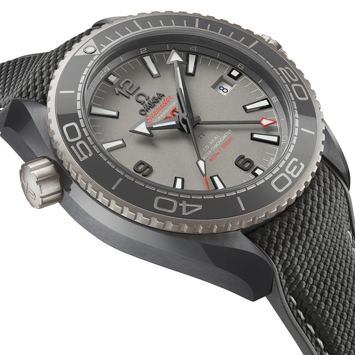Omega Seamaster Planet Ocean 600M Co-Axial Master Chronometer GMT 45.5mm Uomo Orologio Grigio O21592462299002 - immagine 3
