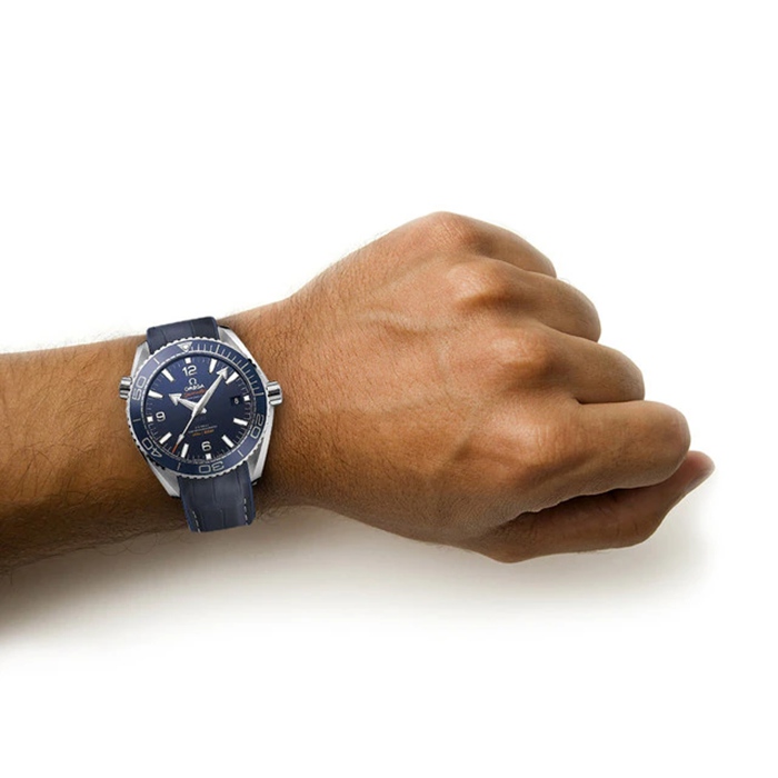Omega Seamaster Planet Ocean 600M Uomo 43.5mm Automatico Co-Axial Blu Orologio Subacqueo Uomo O21533442103001 - immagine 2