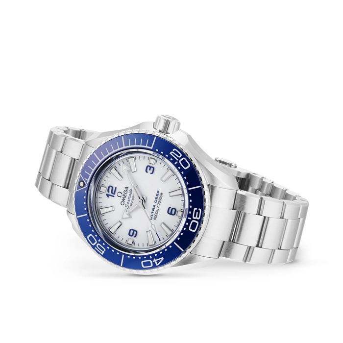 Omega Seamaster Planet Ocean Ultra Deep 6000m Co-Axial Master Chronometer 45.5mm Uomo Orologio Bianco O21530462104001 - immagine 3