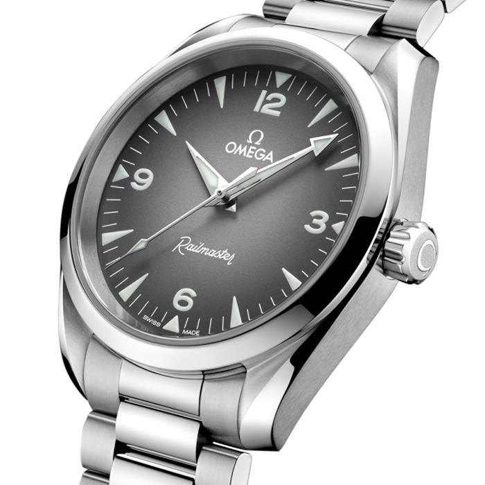 Omega Seamaster Railmaster 38mm Orologio Uomo Grigio O23510382006001 - immagine 3