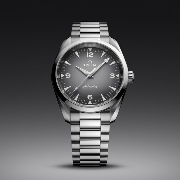 Omega Seamaster Railmaster 38mm Orologio Uomo Grigio O23510382006001 - immagine 4