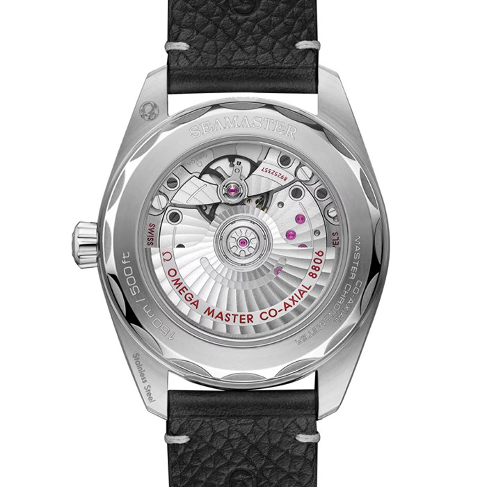 Omega Seamaster Railmaster 38mm Orologio Uomo Pelle Grigia O23512382006001 - immagine 2
