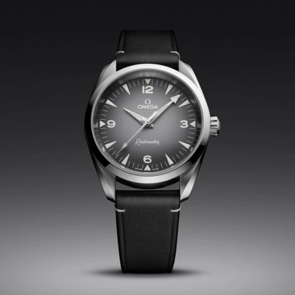 Omega Seamaster Railmaster 38mm Orologio Uomo Pelle Grigia O23512382006001 - immagine 4