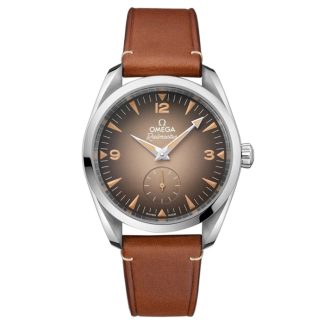 Omega Seamaster Railmaster 38mm Orologio Uomo Pelle Marrone O23512382013001