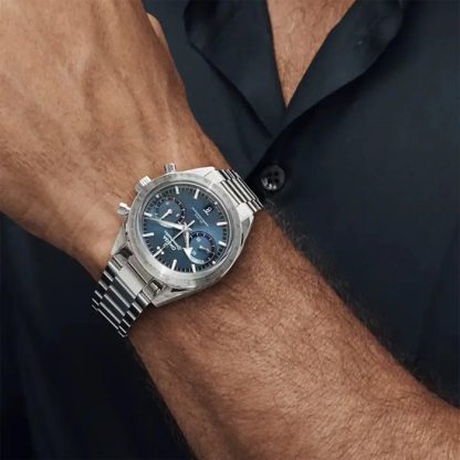 Omega Speedmaster 57 Co-Axial Master Chronometer Chronograph 40.5mm Uomo Orologio Blu O33210415103001 - immagine 5