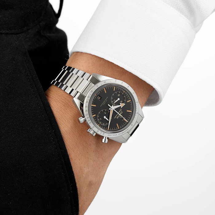 Omega Speedmaster 57 Co-Axial Master Chronometer Chronograph 40.5mm Uomo Orologio Nero O33210415101001 - immagine 3