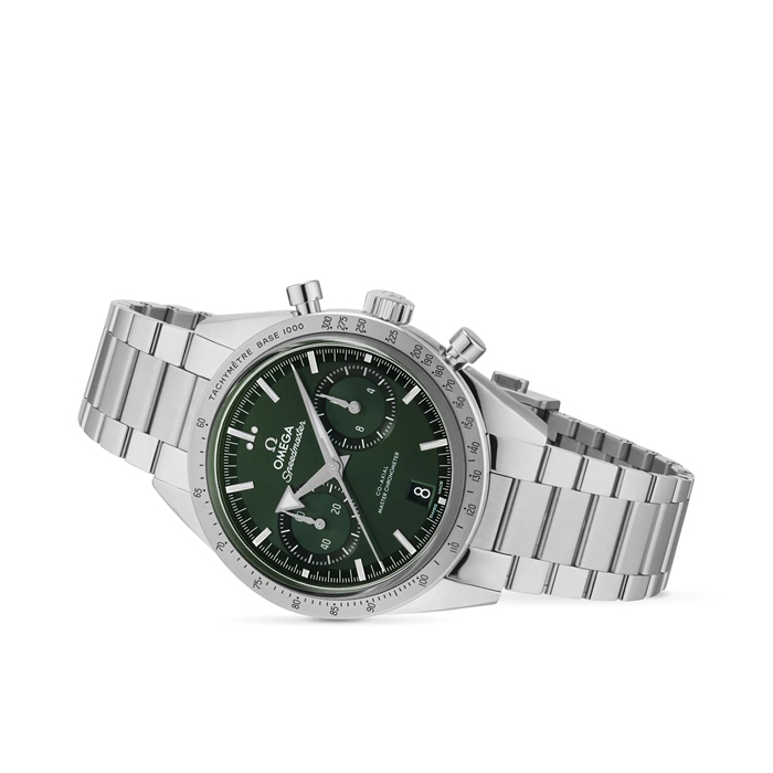 Omega Speedmaster 57 Co-Axial Master Chronometer Chronograph 40.5mm Uomo Orologio Verde O33210415110001 - immagine 3