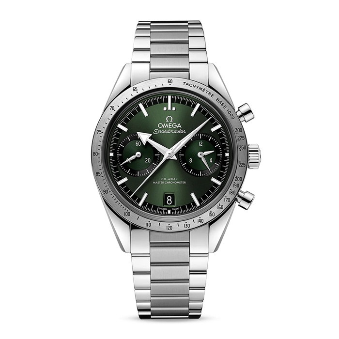 Omega Speedmaster 57 Co-Axial Master Chronometer Chronograph 40.5mm Uomo Orologio Verde O33210415110001