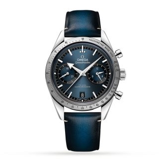 Omega Speedmaster 57 Cronografo Master Assiale Cronometro 40.5mm Orologio Uomo Blu O33212415103001