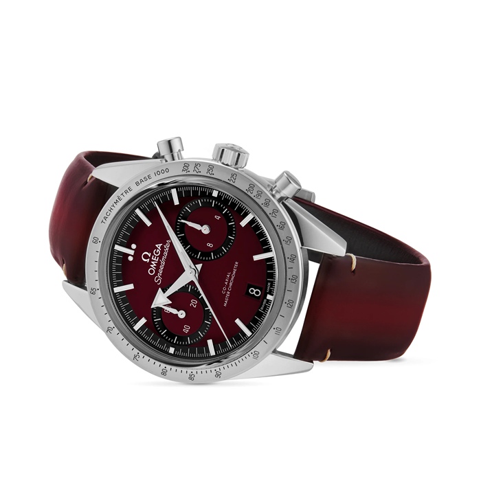 Omega Speedmaster 57 Cronografo Master Assiale Cronometro 40.5mm Orologio Uomo Rosso O33212415111001 - immagine 3