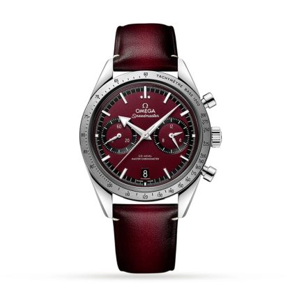 Omega Speedmaster 57 Cronografo Master Assiale Cronometro 40.5mm Orologio Uomo Rosso O33212415111001