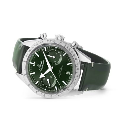 Omega Speedmaster 57 Cronografo Master Assiale Cronometro 40,5 mm Orologio Uomo Verde O33212415110001 - immagine 3
