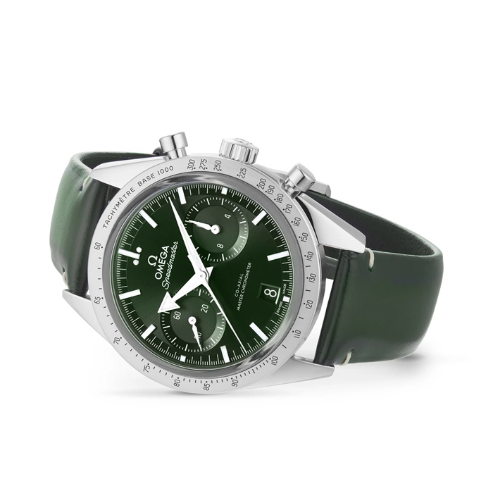 Omega Speedmaster 57 Cronografo Master Assiale Cronometro 40,5 mm Orologio Uomo Verde O33212415110001 - immagine 3
