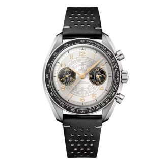 Omega Speedmaster Chronoscope Paris 2024 Olympics 43mm Uomo Orologio in pelle O52232435102001
