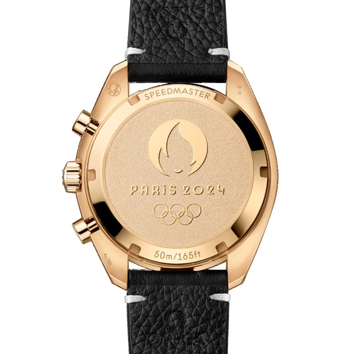 Omega Speedmaster Cronoscopio Olimpiadi di Parigi 2024 Orologio da uomo 43 mm Oro scuro O52262435102001 - immagine 4