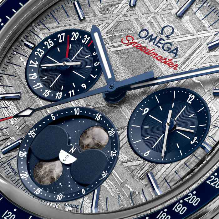 Omega Speedmaster Moonphase 43mm Orologio Uomo Acciaio Grigio O30430435206001 - immagine 4