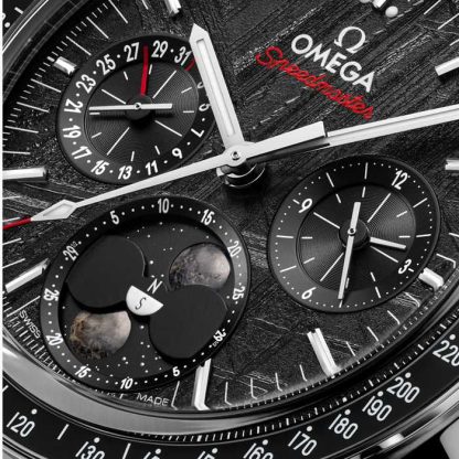 Omega Speedmaster Moonphase 43mm Orologio Uomo Acciaio Nero O30430435201001 - immagine 4