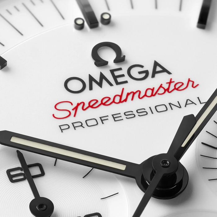Omega Speedmaster Moonwatch Professional 42mm Orologio Uomo Gomma Bianca O31032425004002 - immagine 5
