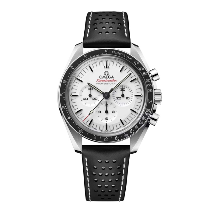 Omega Speedmaster Moonwatch Professional 42mm Orologio Uomo Gomma Bianca O31032425004002