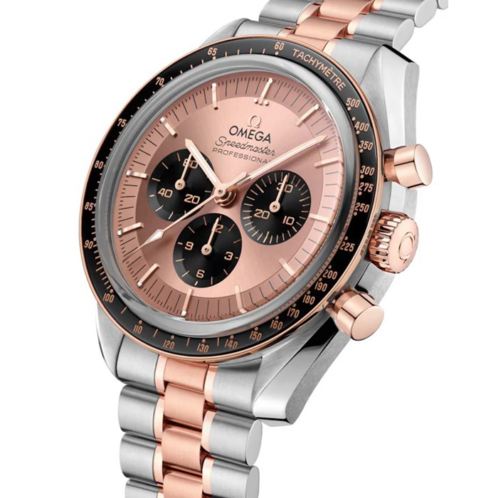 Omega Speedmaster Moonwatch Professional 42mm Orologio Uomo Oro Sedna O31020425099001 - immagine 2
