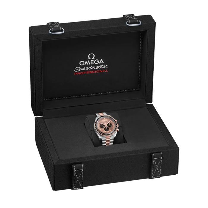 Omega Speedmaster Moonwatch Professional 42mm Orologio Uomo Oro Sedna O31020425099001 - immagine 5