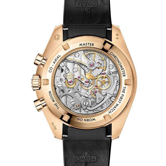 Omega Speedmaster Moonwatch Professional Co-Axial Master Chronometer Chronograph 42mm Uomo Orologio Giallo O31062425099001 - immagine 2