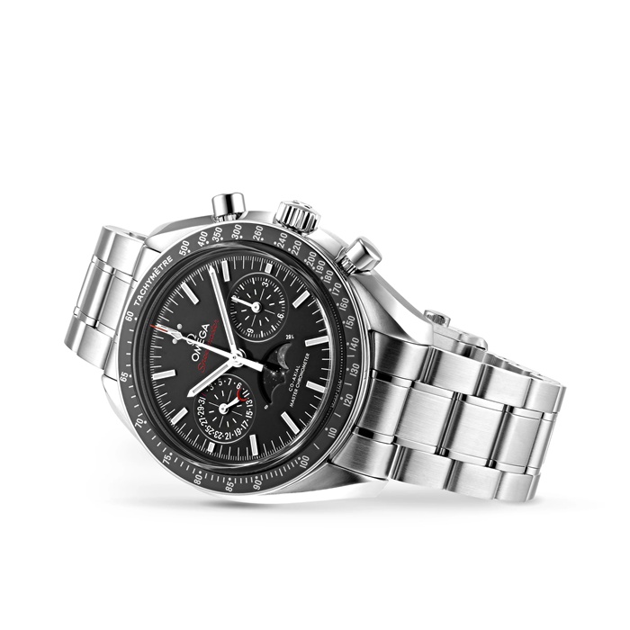 Omega Speedmaster Uomo 44,25 mm Co-Axial Automatic Moonphase Watch O30430445201001 - immagine 2