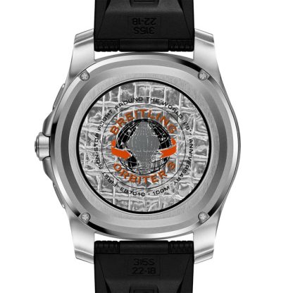 Orologio Breitling Aerospace B70 Orbiter 25th Anniversary 43mm Uomo Gomma Arancione EB70101A1O1S1 - immagine 2