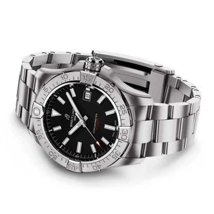 Orologio Breitling Avenger Automatic 42mm Uomo Acciaio Nero A17328101B1A1 - immagine 4