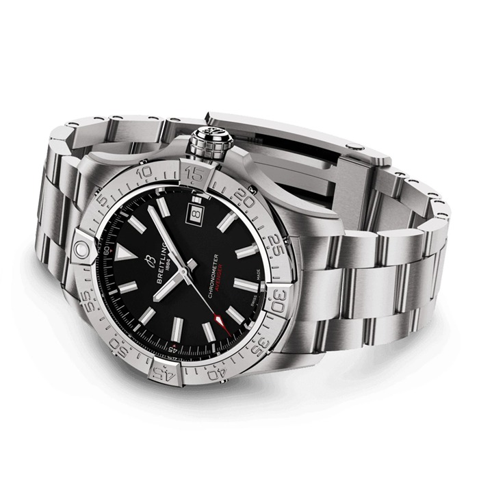 Orologio Breitling Avenger Automatic 42mm Uomo Acciaio Nero A17328101B1A1 - immagine 4