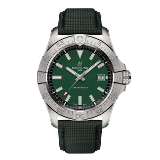 Orologio Breitling Avenger Automatic 42mm Uomo Pelle Verde A17328101L1X1