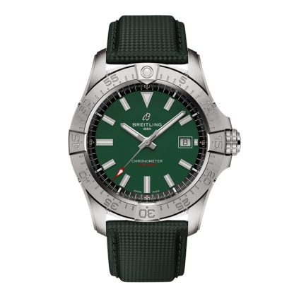 Orologio Breitling Avenger Automatic 42mm Uomo Pelle Verde A17328101L1X1
