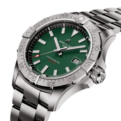 Orologio Breitling Avenger Automatic 42mm Uomo Verde Acciaio Inox A17328101L1A1 - immagine 3