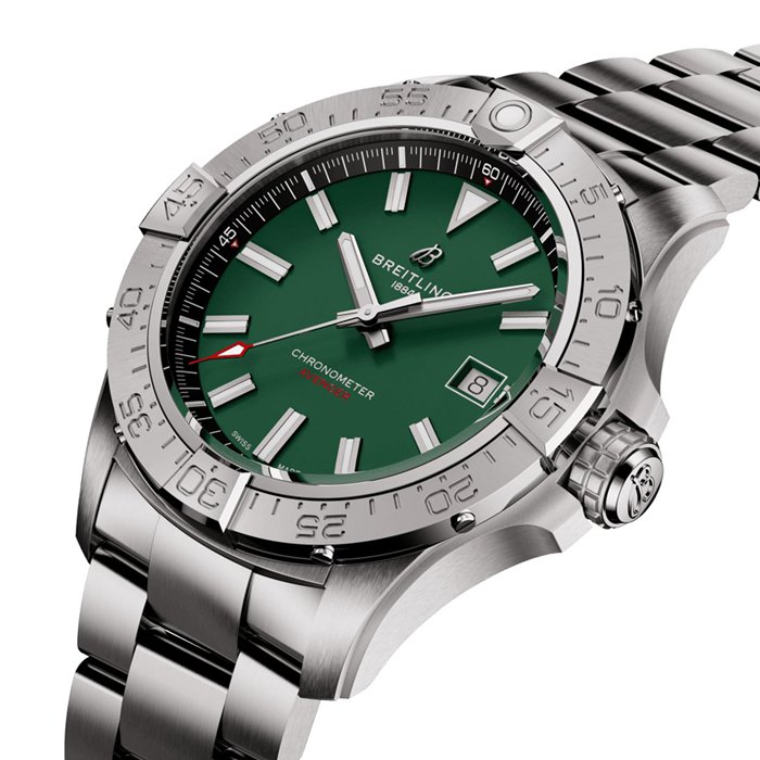 Orologio Breitling Avenger Automatic 42mm Uomo Verde Acciaio Inox A17328101L1A1 - immagine 3