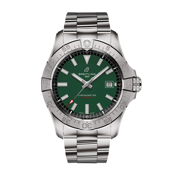 Orologio Breitling Avenger Automatic 42mm Uomo Verde Acciaio Inox A17328101L1A1