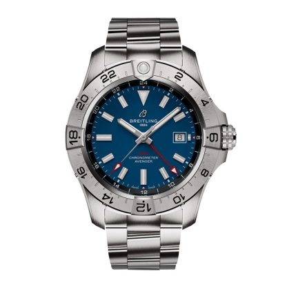 Orologio Breitling Avenger Automatic GMT 44mm Uomo Blu Acciaio Inox A32320101C1A1