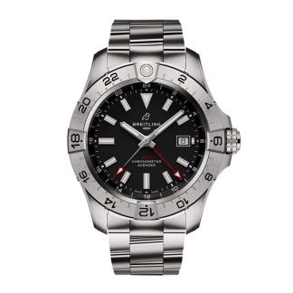 Orologio Breitling Avenger Automatic GMT 44mm Uomo Nero Acciaio Inox A32320101B1A1