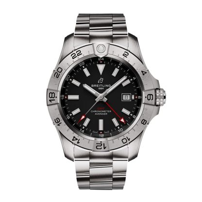 Orologio Breitling Avenger Automatic GMT 44mm Uomo Nero Acciaio Inox A32320101B1A1