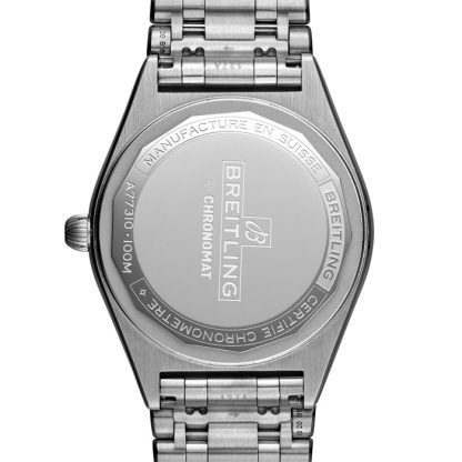 Orologio Breitling Chronomat 32 in acciaio inossidabile blu A77310101C1A1 - immagine 2