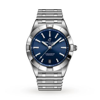 Orologio Breitling Chronomat 32 in acciaio inossidabile blu A77310101C1A1