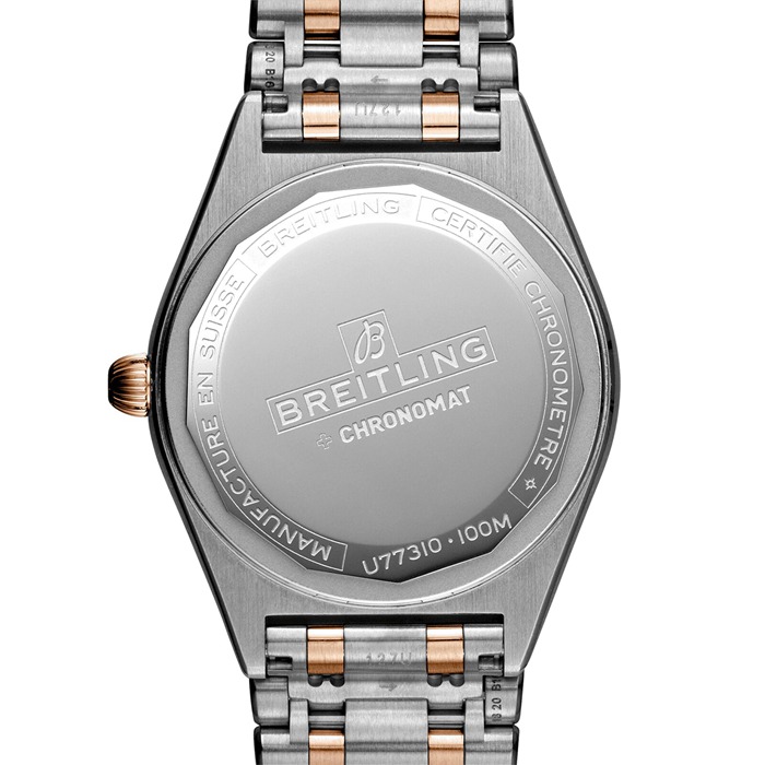 Orologio Breitling Chronomat 32 in acciaio inossidabile e oro rosso 18k U77310101A2U1 - immagine 4
