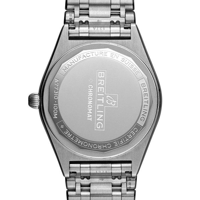 Orologio Breitling Chronomat 32 in acciaio inossidabile verde menta A77310101L1A1 - immagine 4