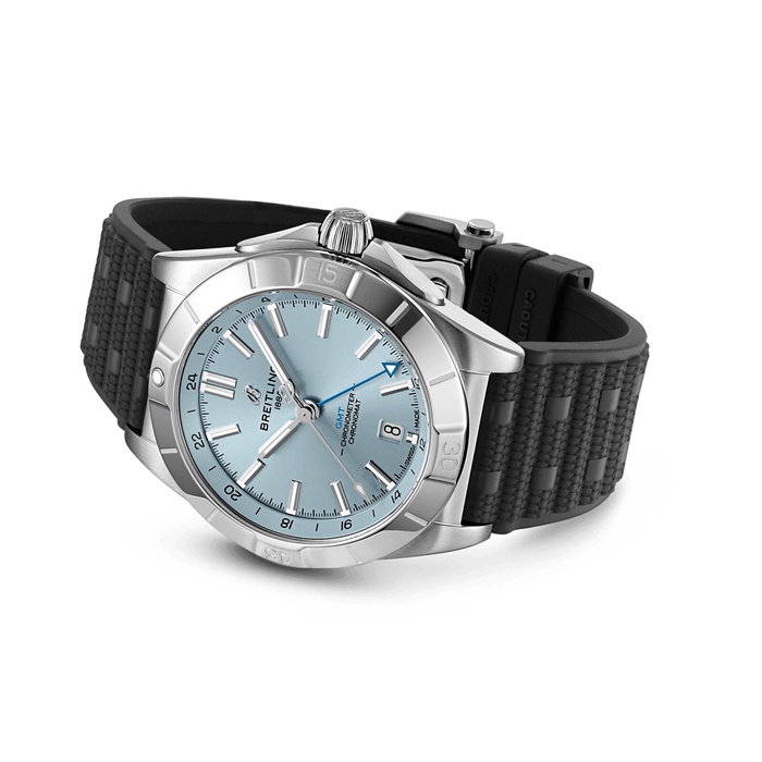 Orologio Breitling Chronomat 40mm Uomo Gomma Blu P32398101C1S2 - immagine 4