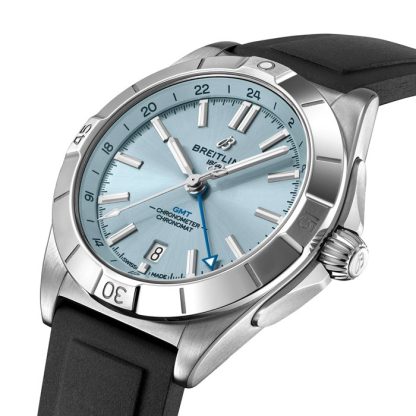 Orologio Breitling Chronomat Automatic GMT 40mm Uomo Blu P32398101C1S1 - immagine 2