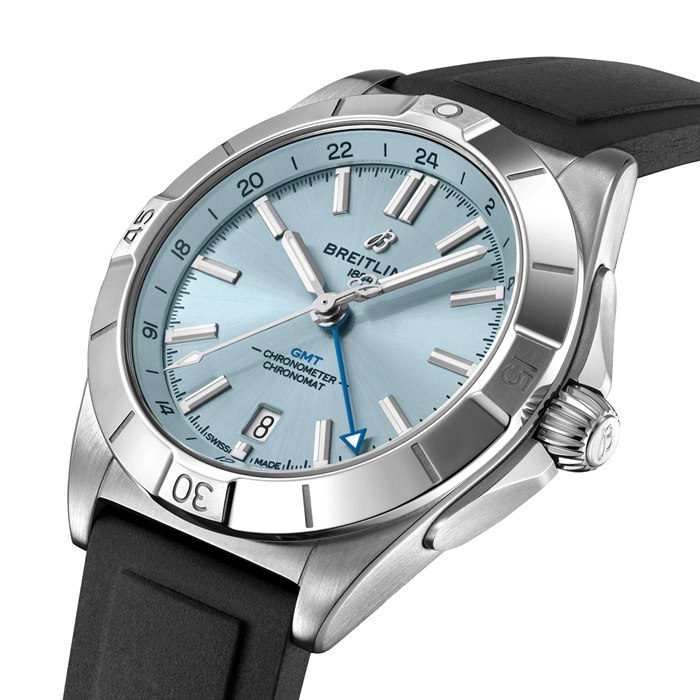 Orologio Breitling Chronomat Automatic GMT 40mm Uomo Blu P32398101C1S1 - immagine 2