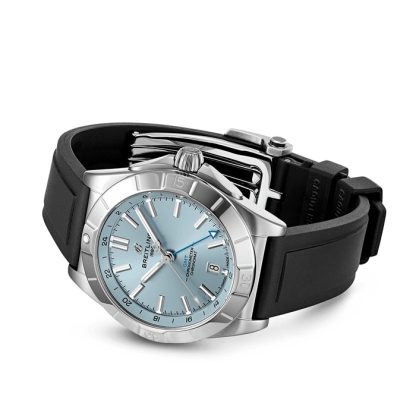 Orologio Breitling Chronomat Automatic GMT 40mm Uomo Blu P32398101C1S1 - immagine 3