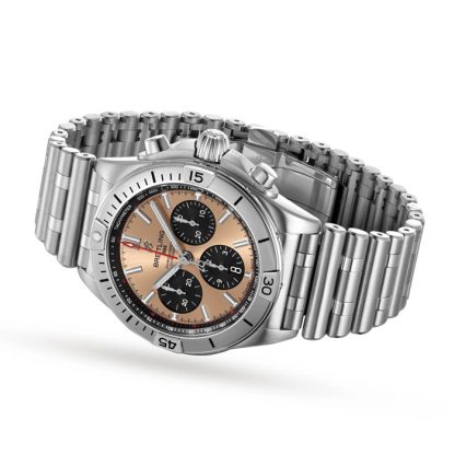 Orologio Breitling Chronomat B01 42 in acciaio inossidabile AB0134101K1A1 - immagine 3