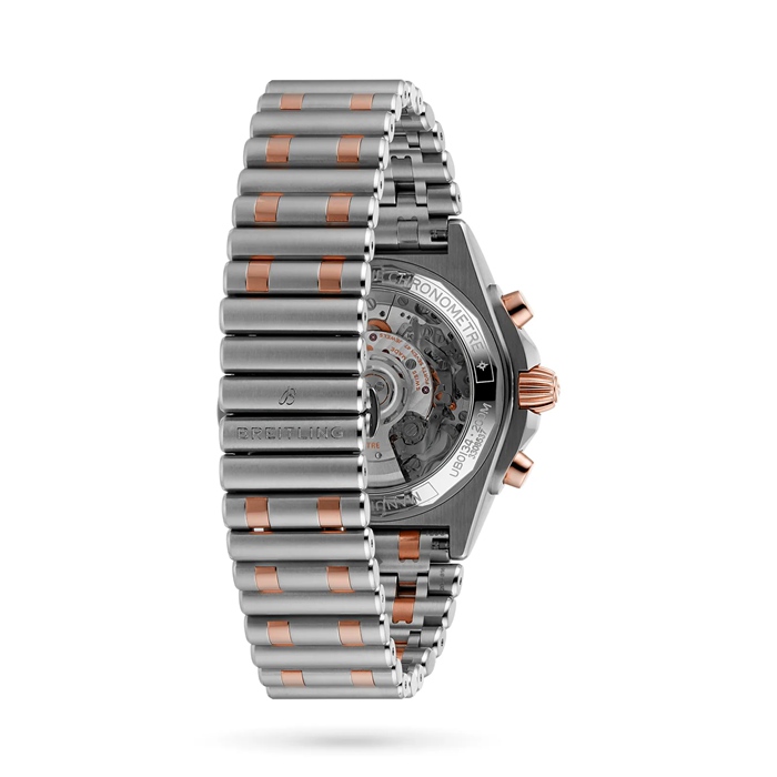 Orologio Breitling Chronomat B01 42 in acciaio inossidabile e oro rosso 18 carati UB0134101B1U1 - immagine 4