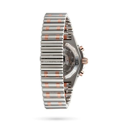 Orologio Breitling Chronomat B01 42 in acciaio inossidabile e oro rosso 18 carati UB0134101C1U1 - immagine 3