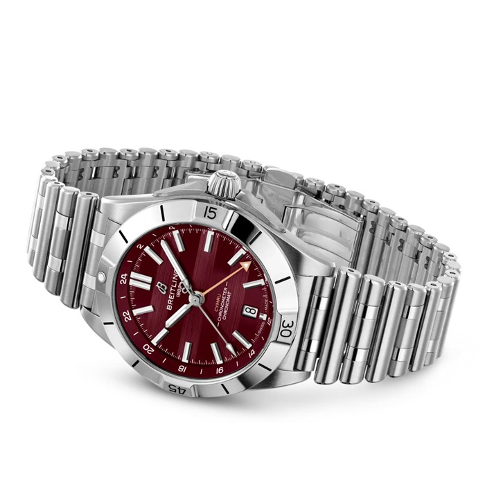 Orologio Breitling Chronomat GMT Sei Nazioni Galles Edizione Limitata 40mm Uomo A323988B1K1A1 - immagine 4
